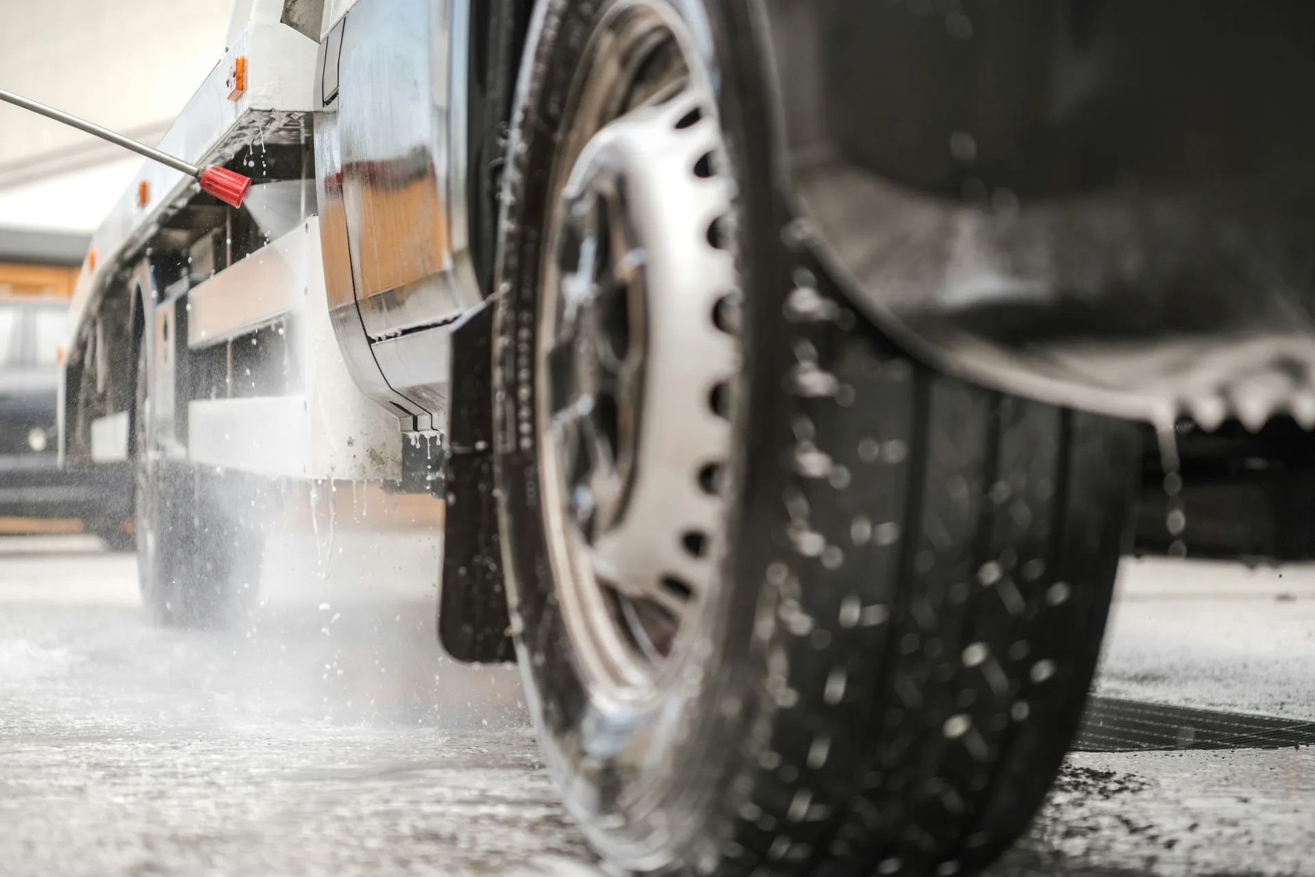 High Pressure Water Jet Closeup on /sanitizing-disinfection/ — Minneapolis Power Washing Minneapolis