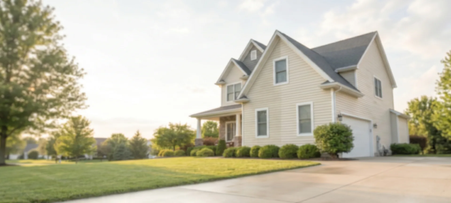 Minneapolis suburban home with Minneapolis Power Washing holiday lighting installation
